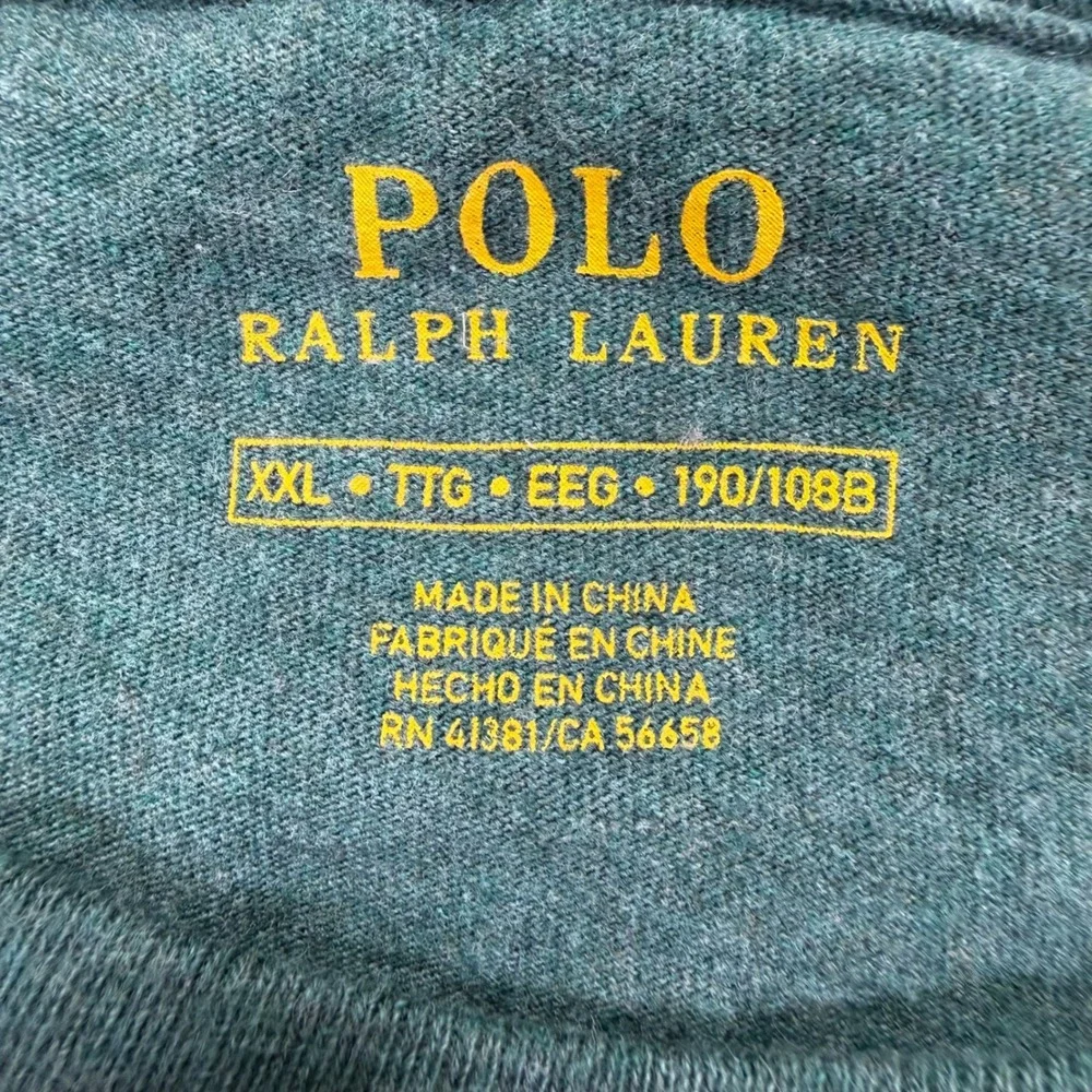 Polo Ralph Lauren Mens T-Shirt Classic Fit Green Heather Pony Logo XXL